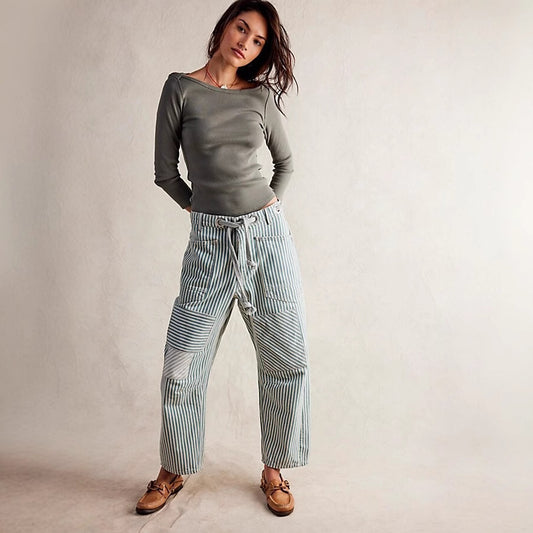 Fashion Commuter Casual Loose Wide Leg Jeans