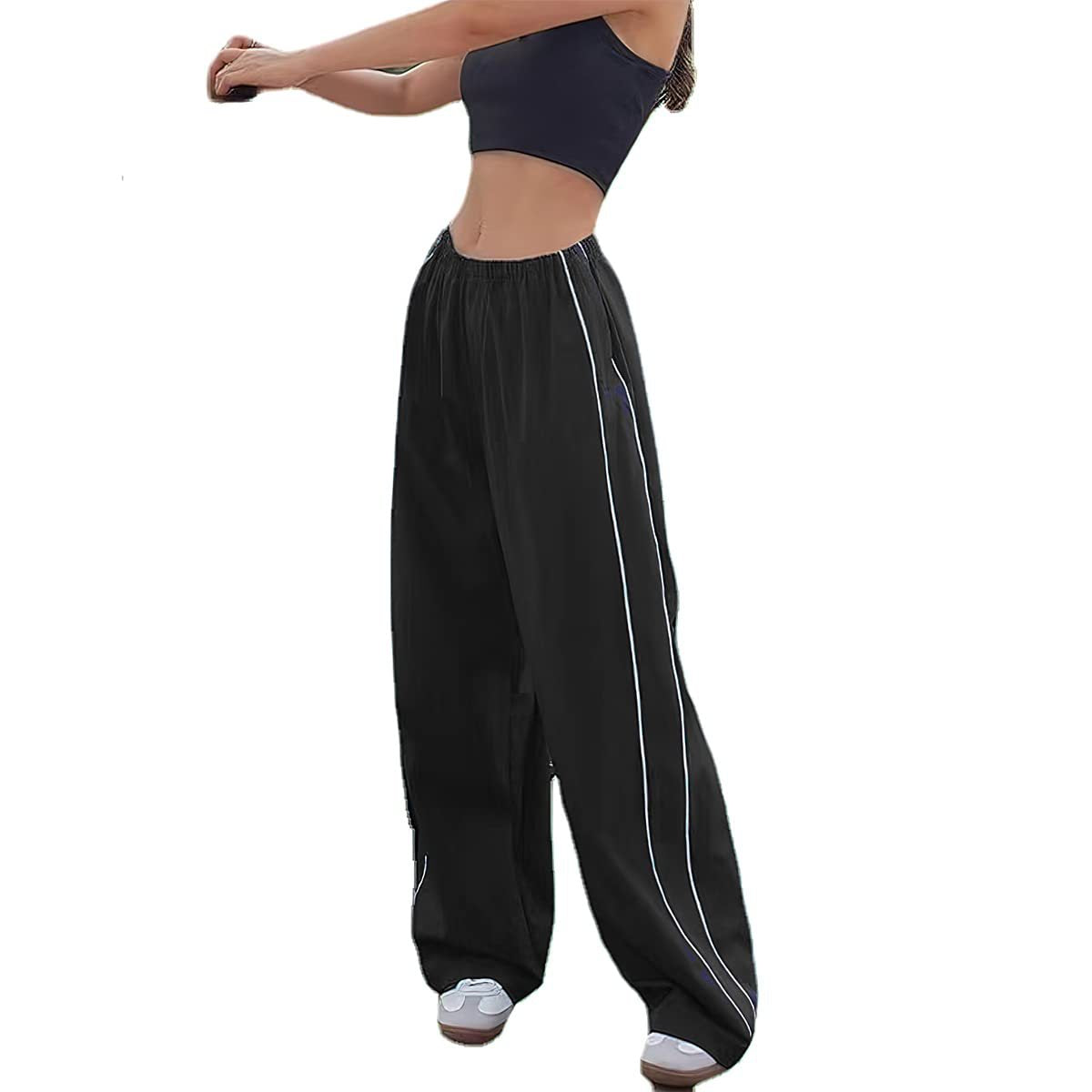 Drawstring Leisure Elastic Waist Long On Pants