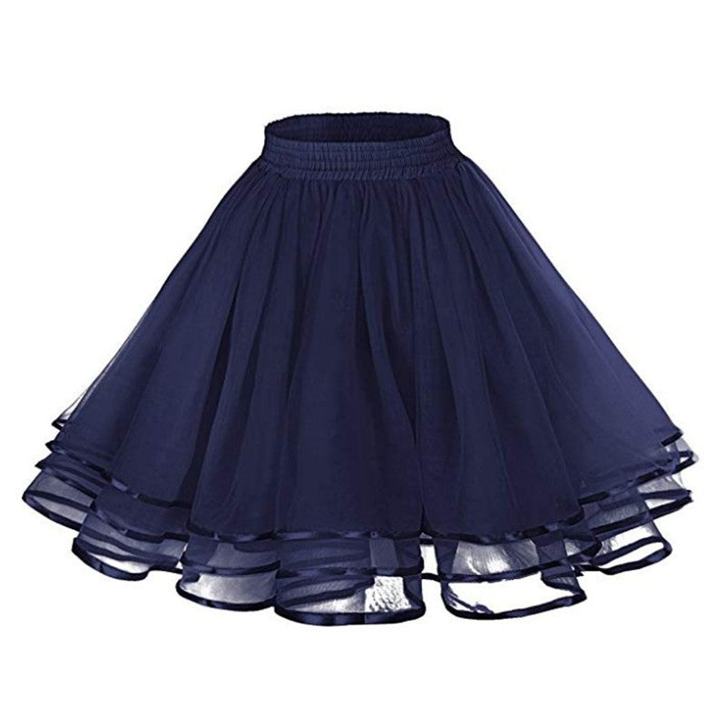 Crinoline Boneless Soft Veil Daily Ribbon Skirts