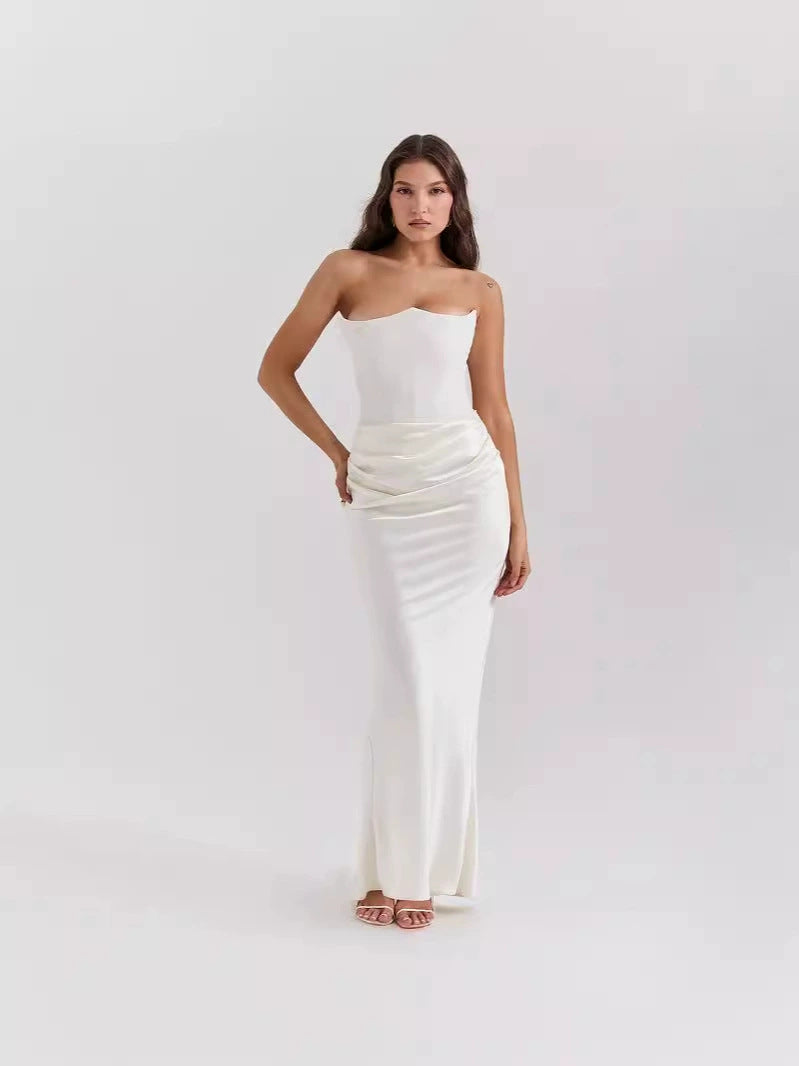 Women's Fashion Tube Sexy Backless Slim Fit Tops