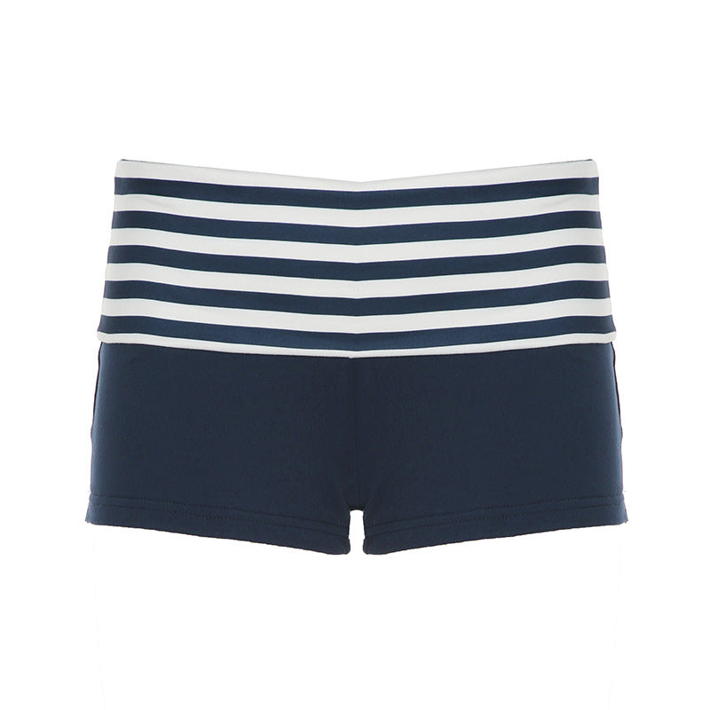 Tight Stretch Hot Low Contrast Color Versatile Shorts