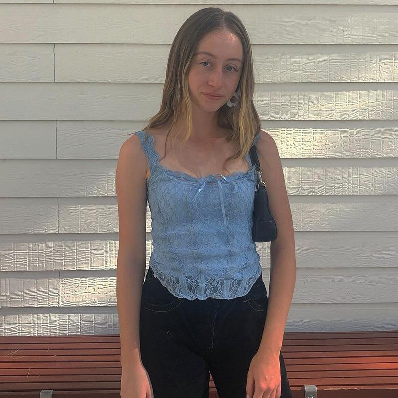 Women's Fashion Outwear Summer Solid Color Inner Wear Sling Slim Tops