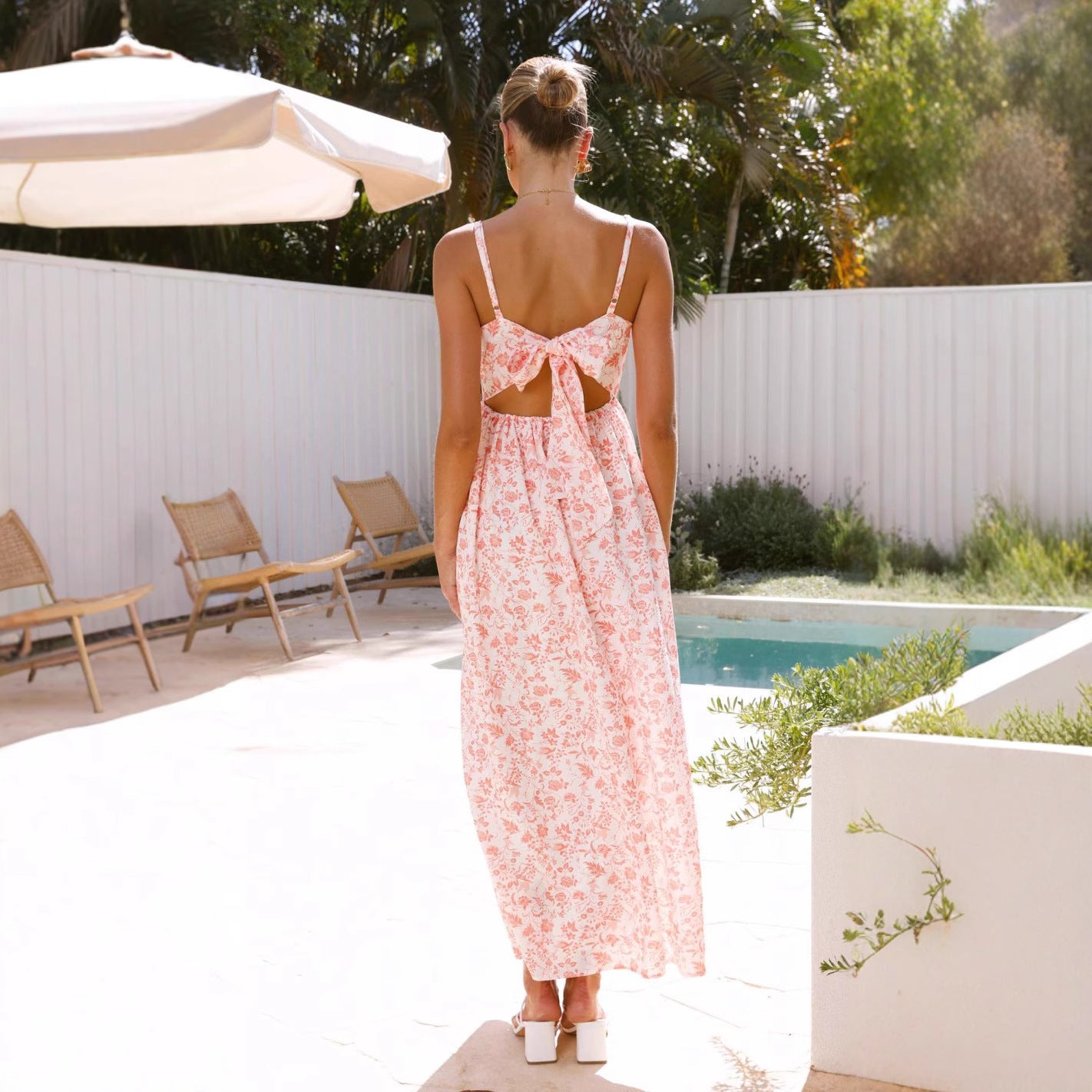 Women's Fashion Wear Strap Seaside Holiday Dress Dresses