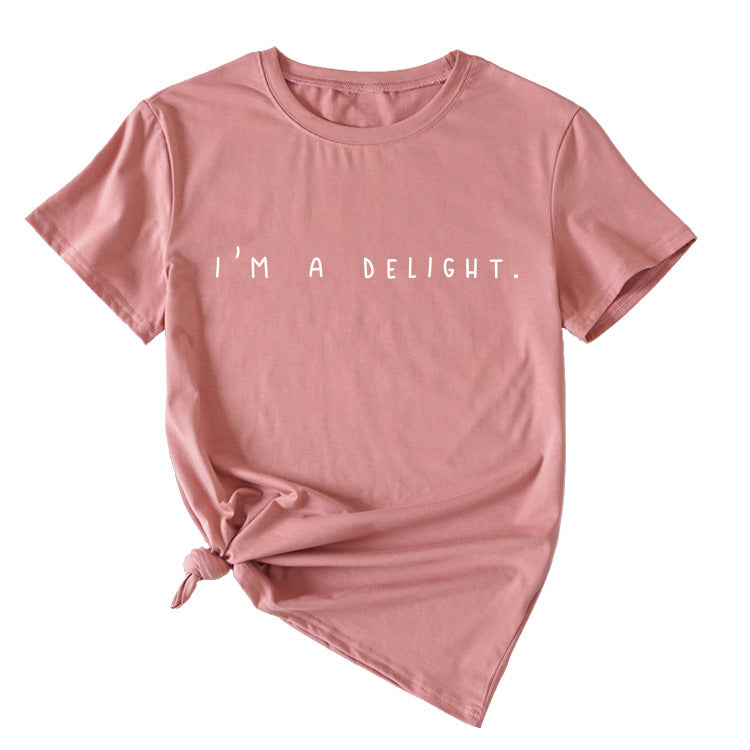 Women's Classy Letter Printed Simple Sleeve Blouses