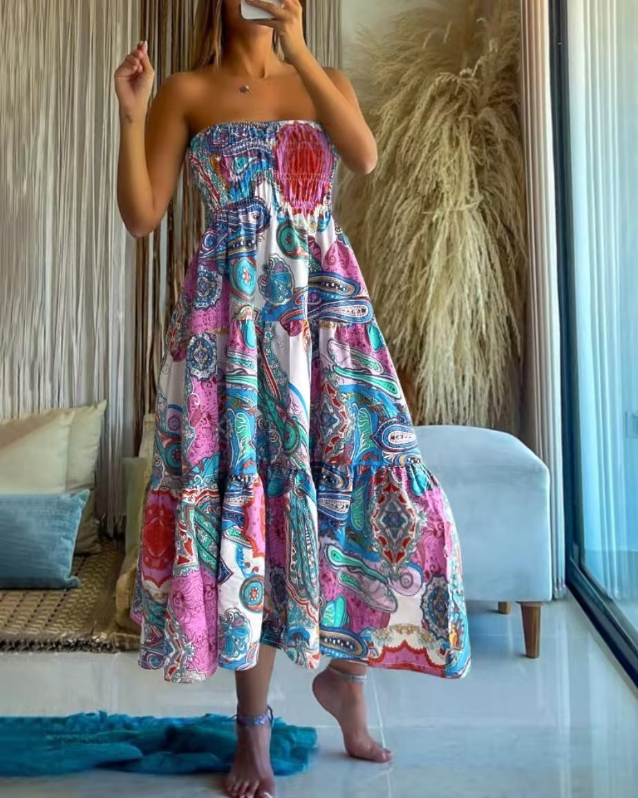 Classic Casual Fashion Summer Wear Dress Skirts