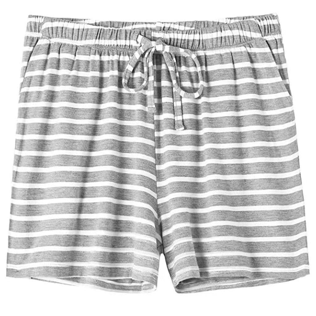 Women's Home Casual Comfortable Drawstring Pocket Pajama Shorts