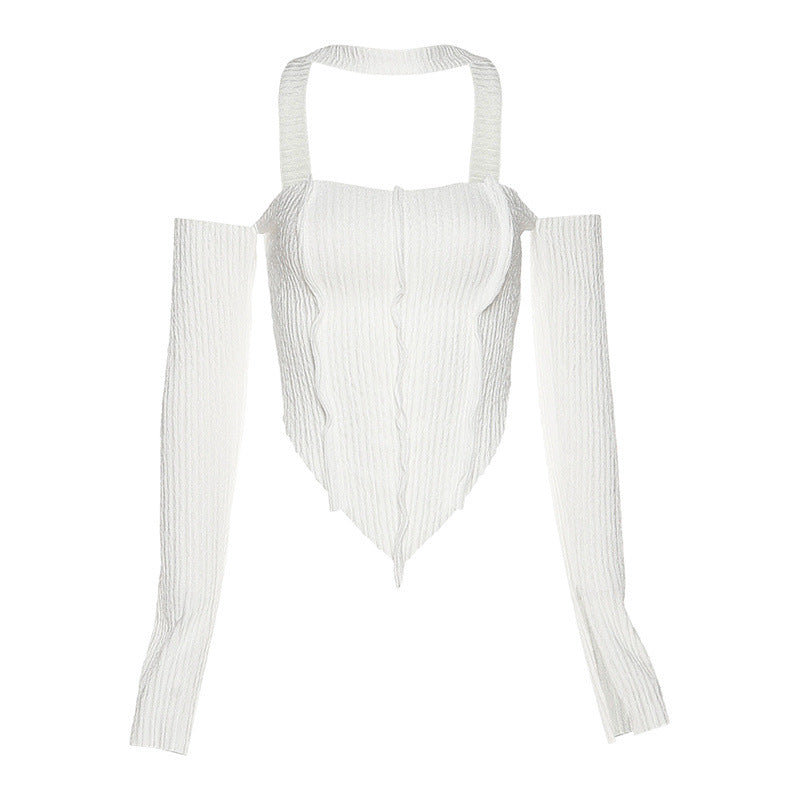 Women's Autumn Solid Color Slim Fit Fashion Irregular Vests
