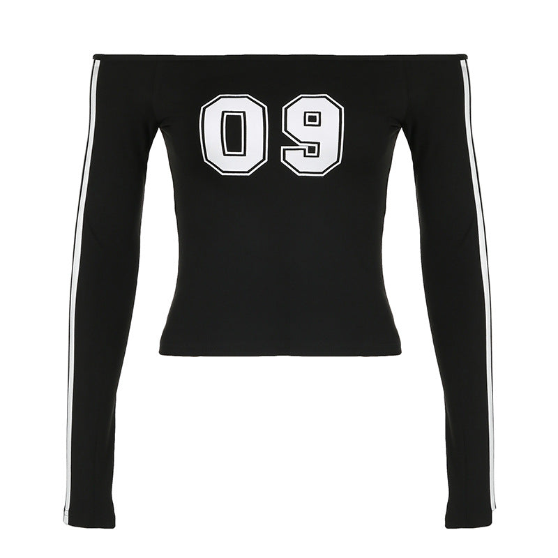 Long Sleeve Autumn Chic Sports Style Blouses