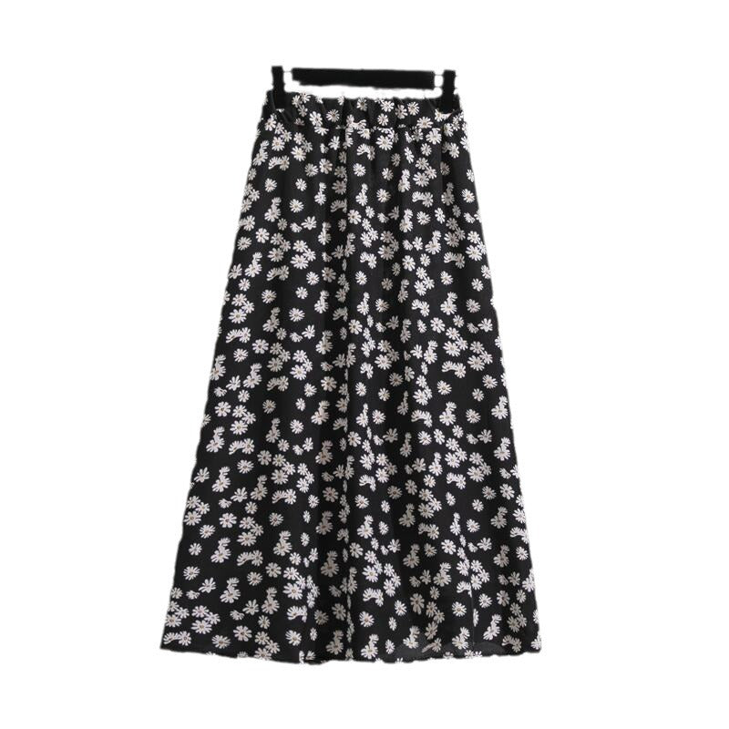 Women's A- Line Floral Summer Thin Small Skirts