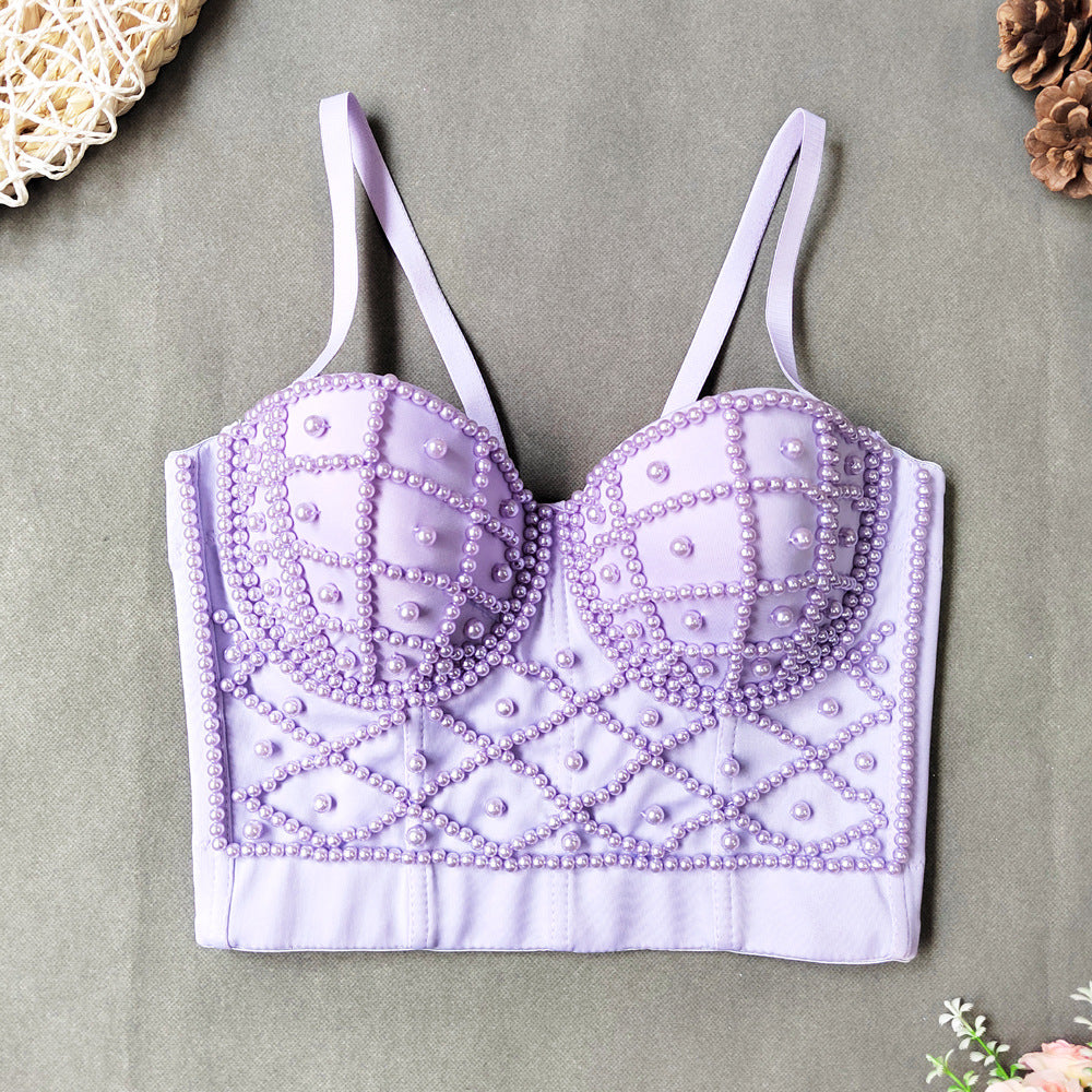 Women's Wear Beauty Back Exposed Navel Sexy Tube Tops