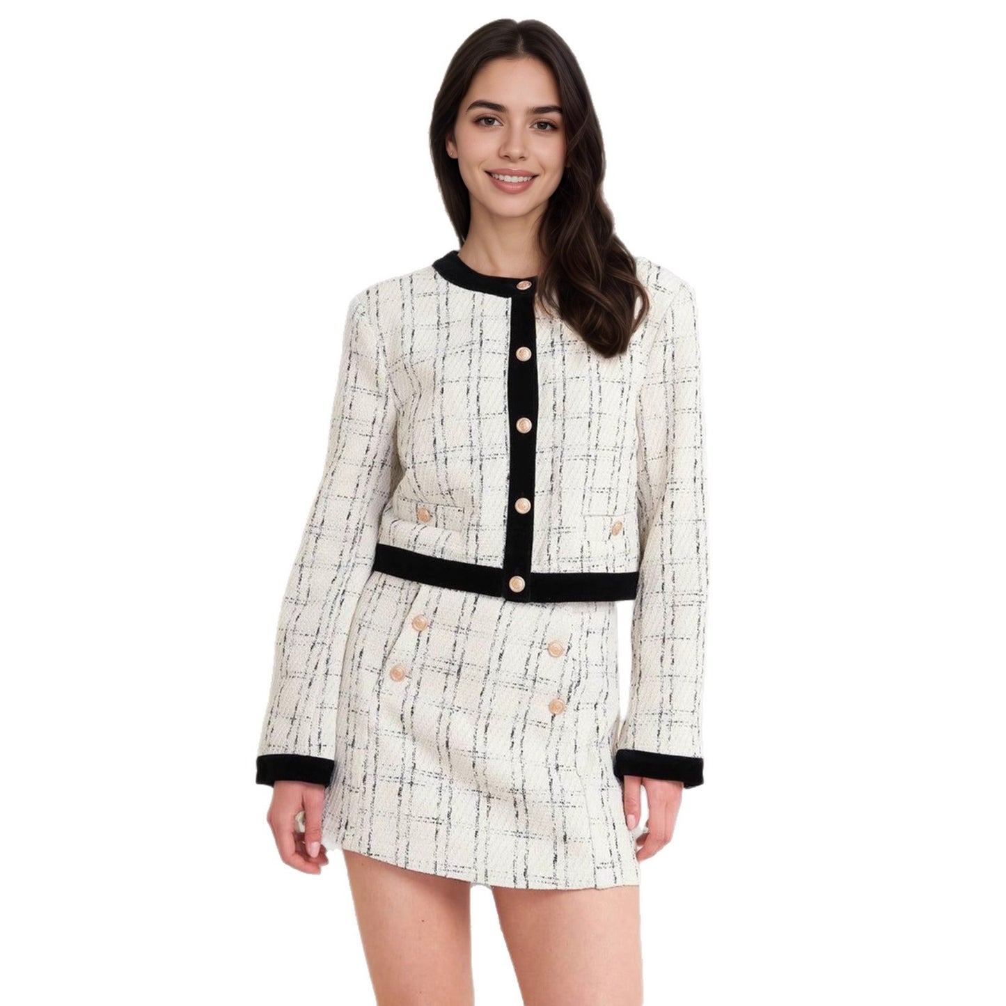 Women's Durable Graceful Classic Style Button Suits