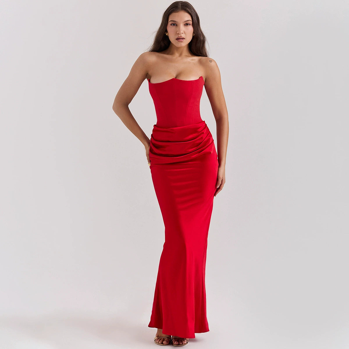 Women's Fashion Tube Sexy Backless Slim Fit Tops