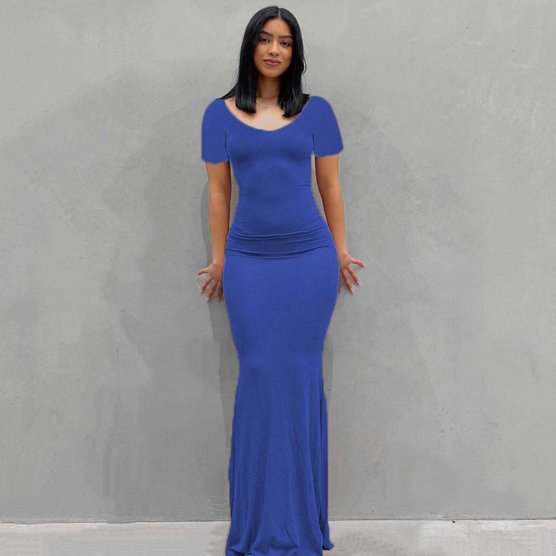 Women's Dress Casual Slim Strap Home Long Dresses