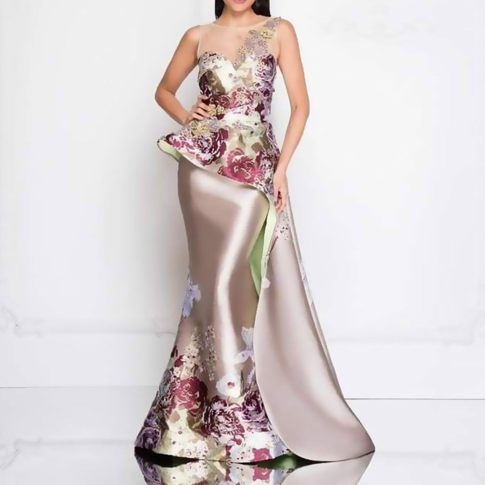 Women's Spring Dress Banquet Elegant Embroidered Dresses