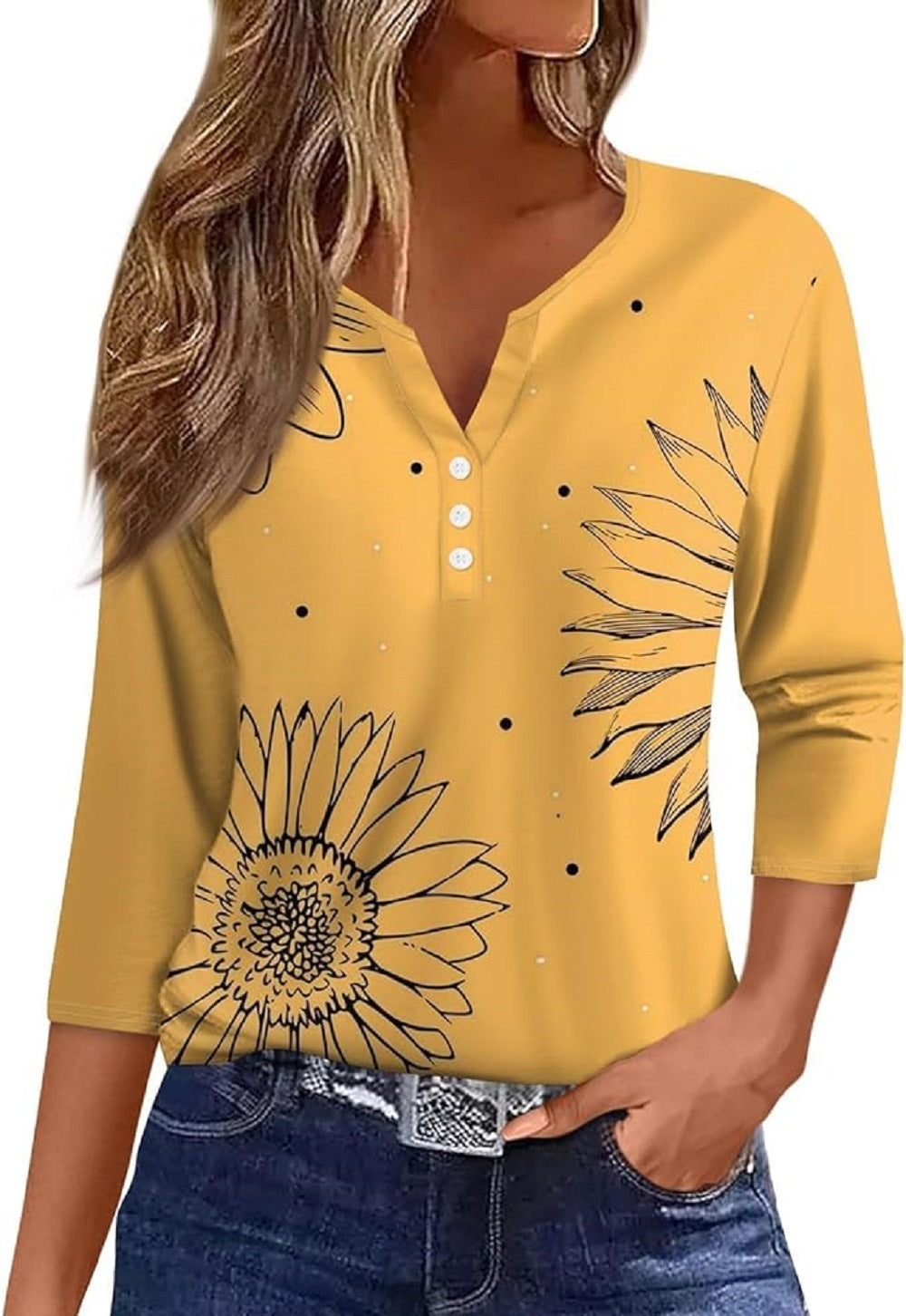 Women's New T-shirt Printed Short-sleeved Source Blouses