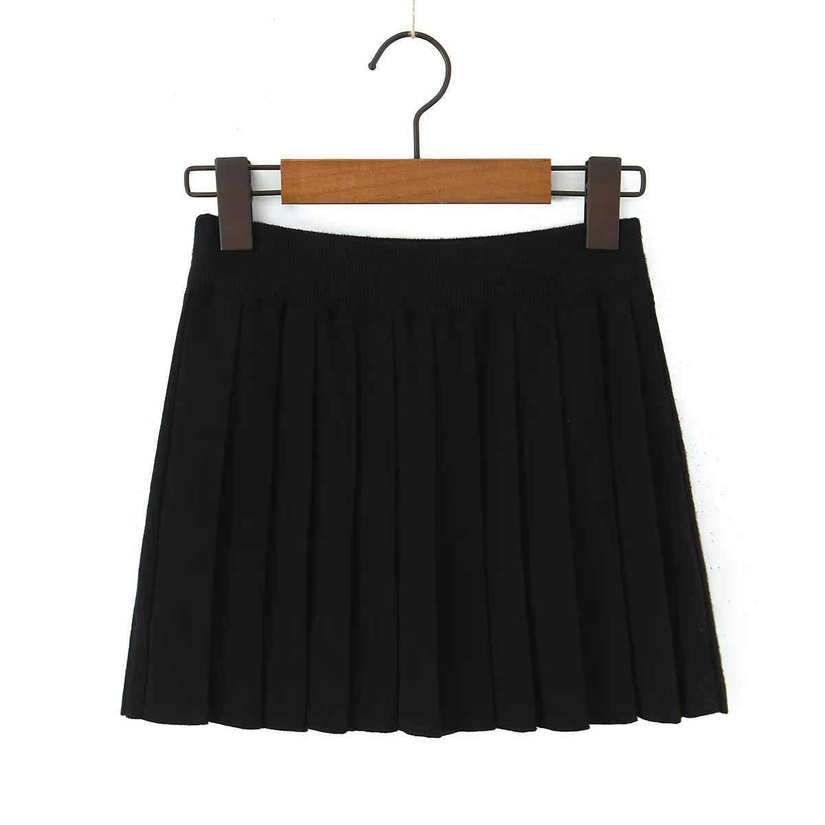 Women's Pure Gentle Knitted Two-piece Collar Burrs Tassels Waist Suits
