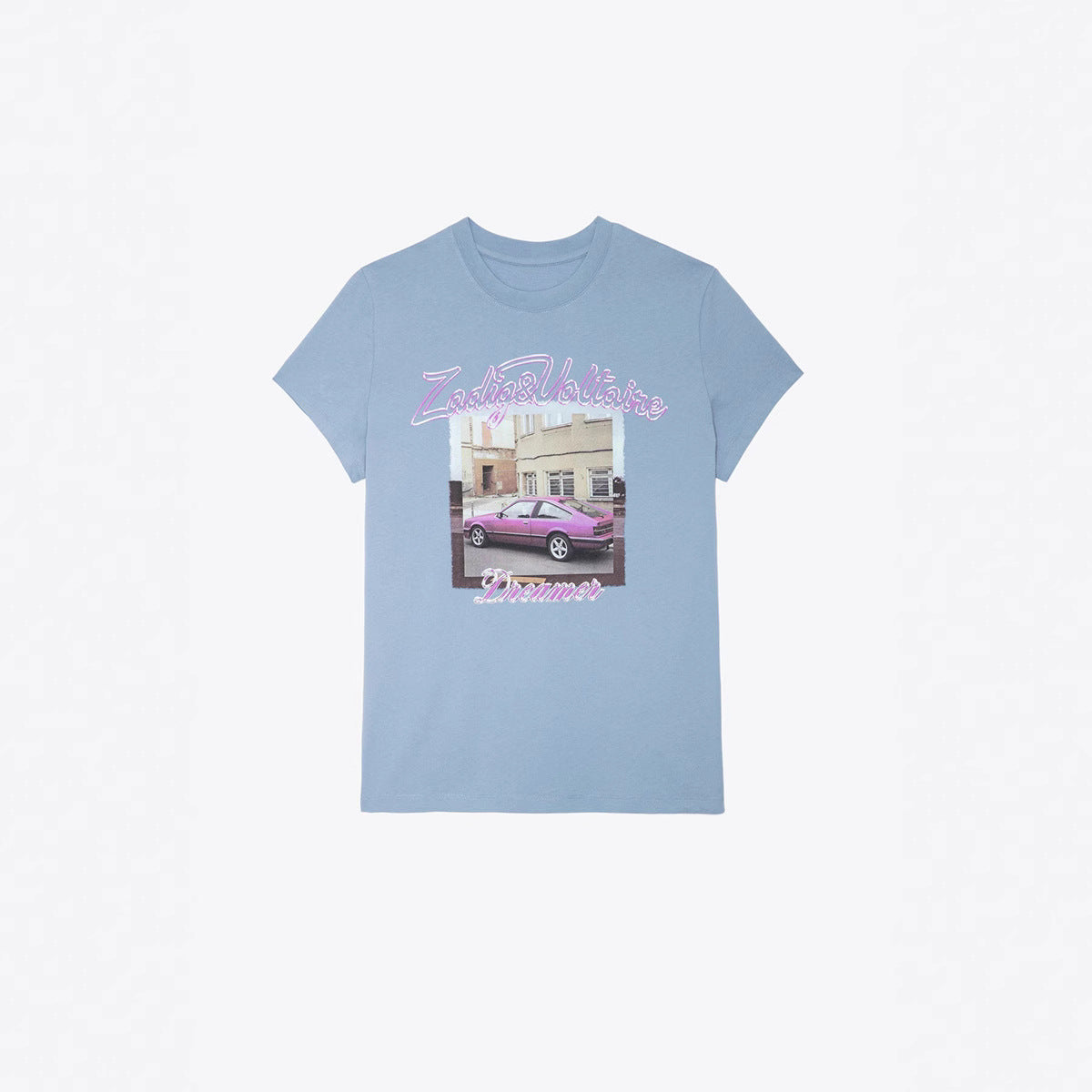 Women's Niche Rose Red Car Chalk Digital Blouses