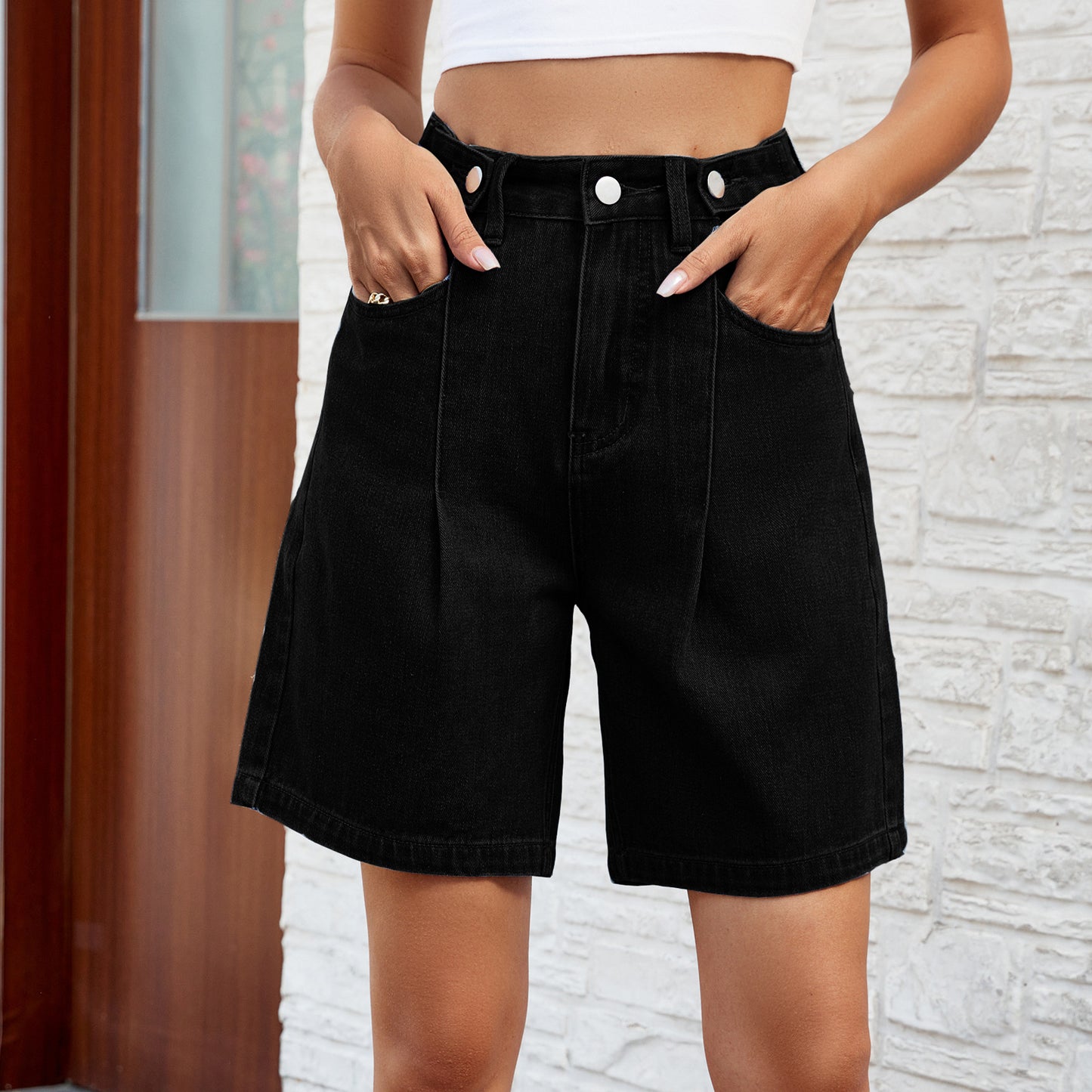 Classy Innovative Washed Waist Adjustable Denim Jeans