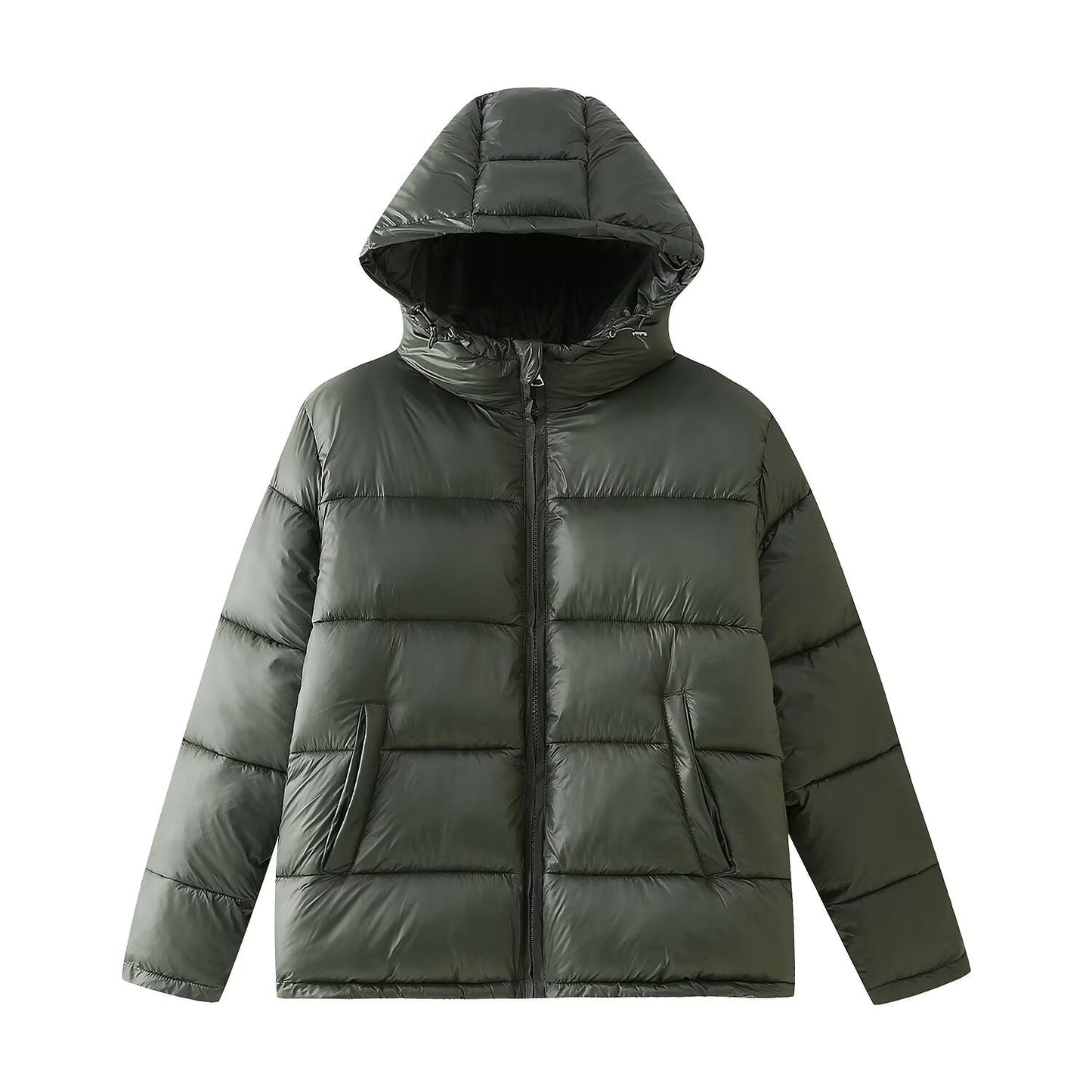 Thin Hood Cotton Winter Thermal Windproof Coats