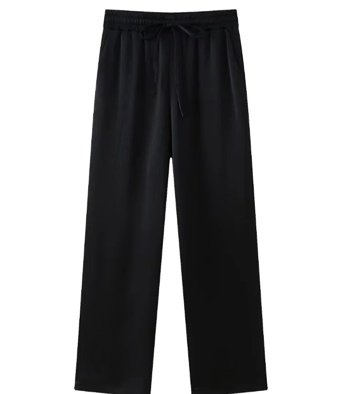 Women's Versatile Unique Ruffled Casual Trousers Suits