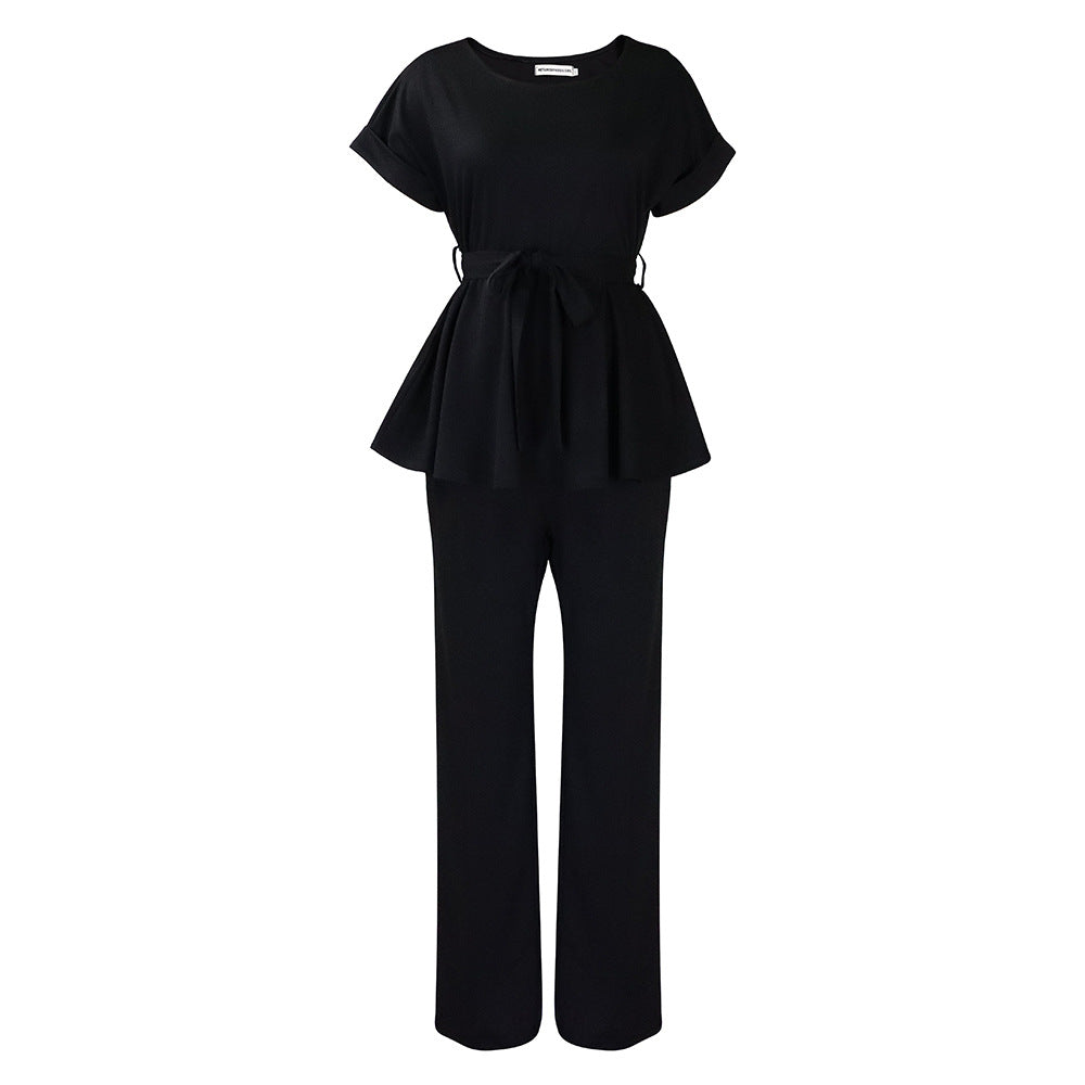 Women's High Waist Wide Leg Fashion Casual Suits