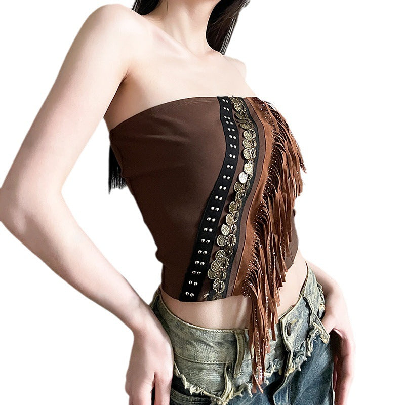Style Metal Vintage Ornament Burrs Tube Waste Soil Hot Tops