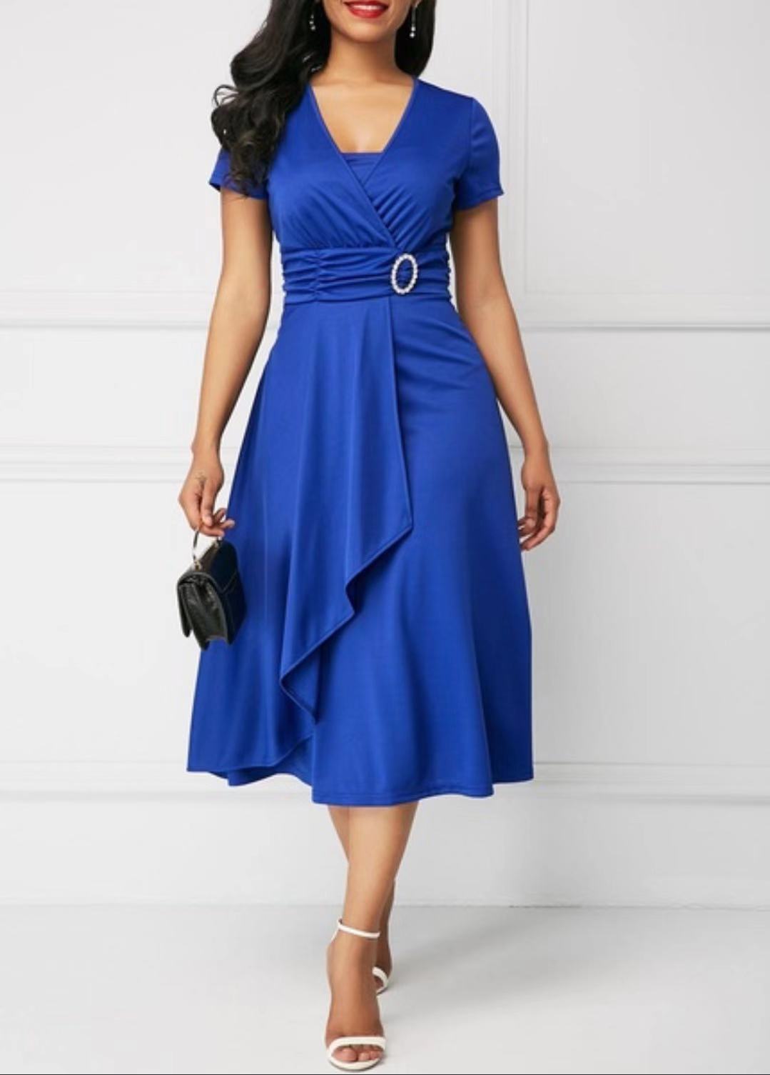 Casual Fashion Elegant Asymmetry Large Dress Dresses