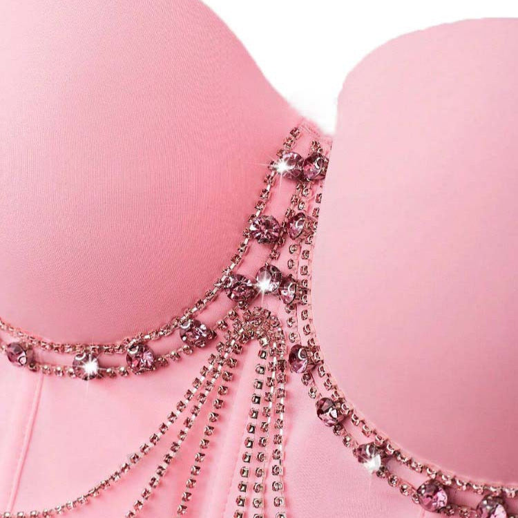 Fishbone Bra Outer Wear Design Sense Tops