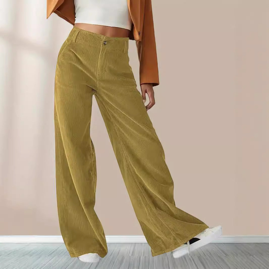 Women's Trousers With High Waist Slimming Casual Pants