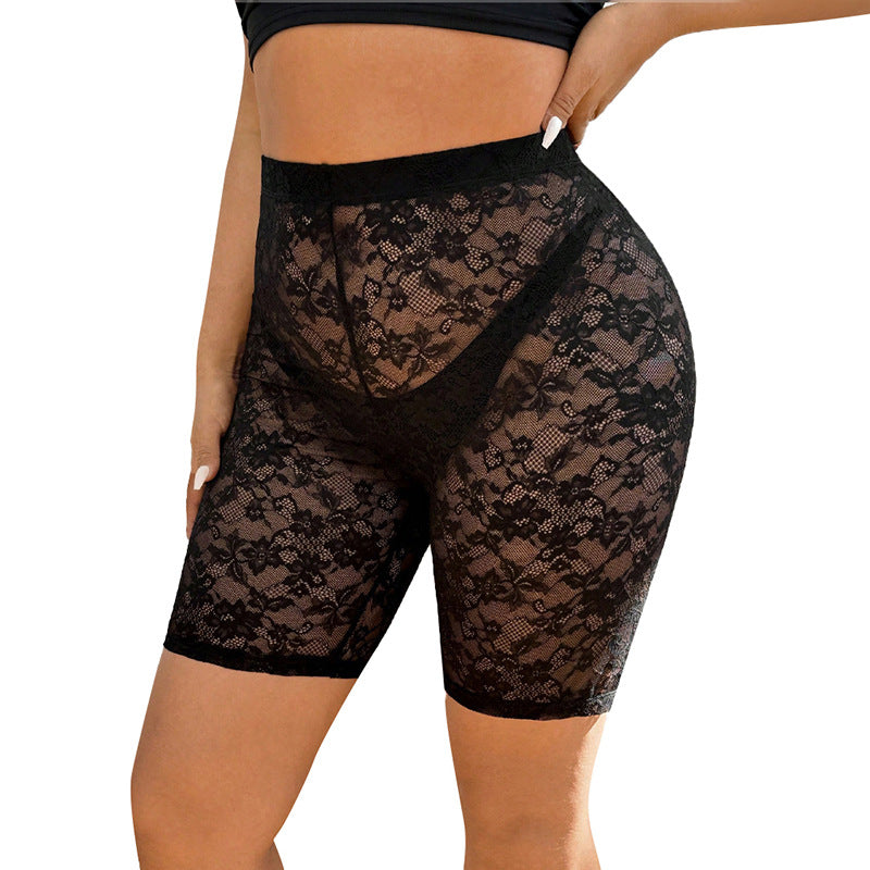 Women's Sexy Lace Small Plum Dance Hip Shorts
