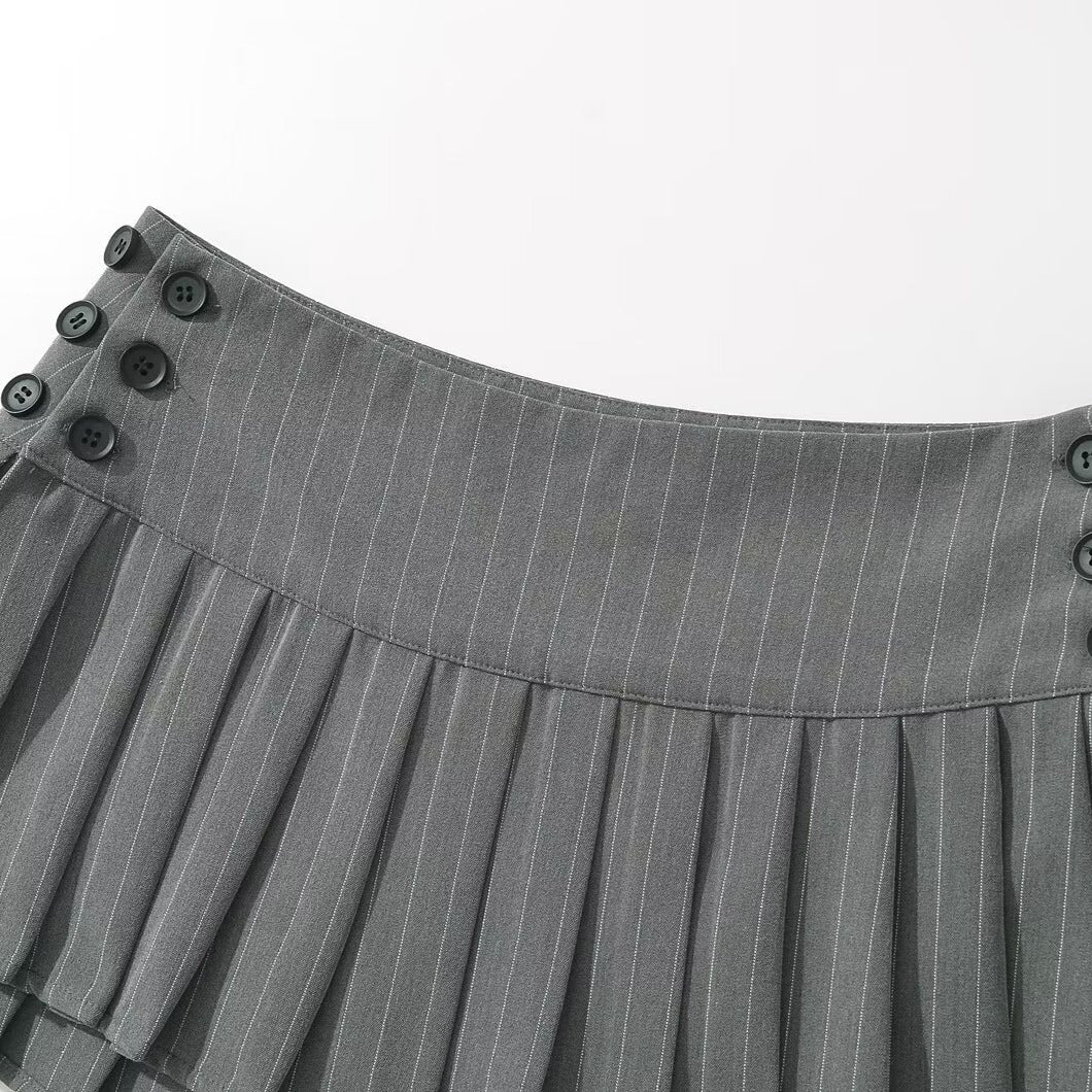 Women's Waist Sexy Slimming Mini American College Skirts