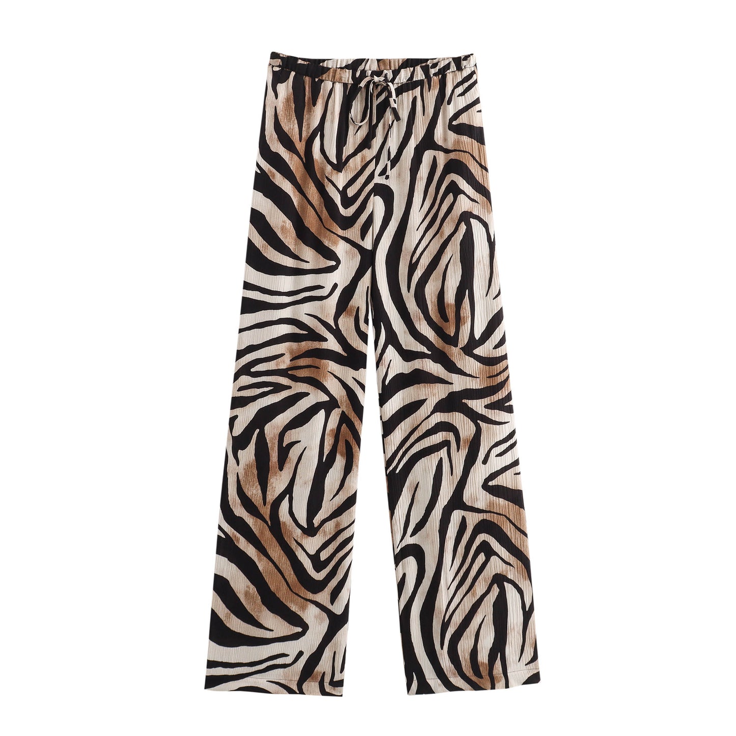 Women's Animal Print Stand Collar Single-breasted Long Suits