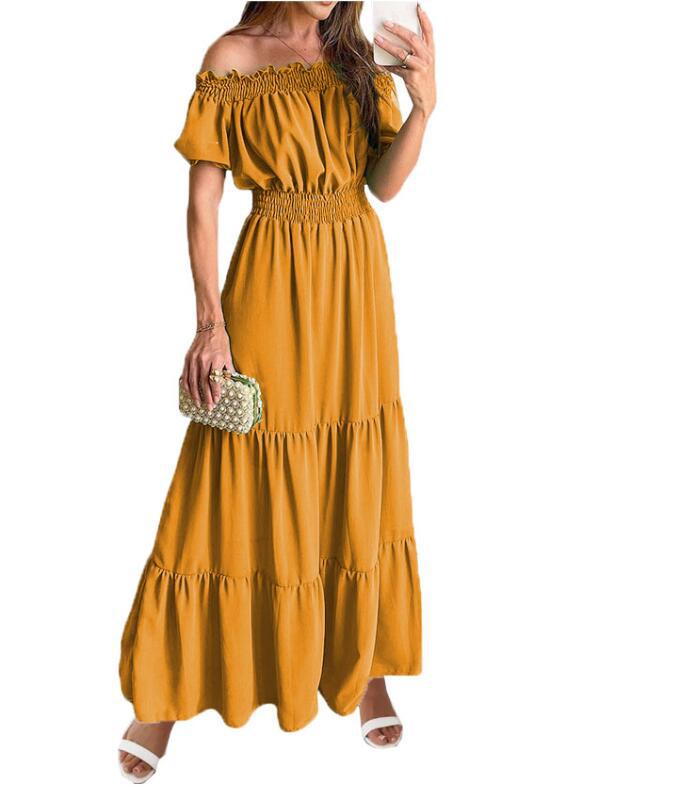 Women's Dress Spring Sleeve Long Pattern Dresses