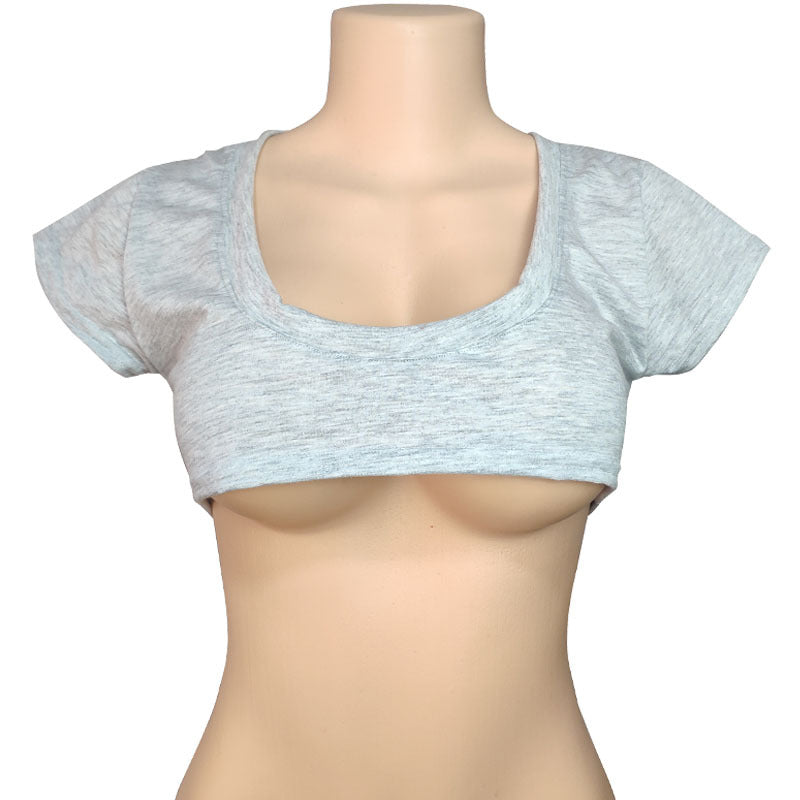 Women's Two-dimensional Pure Color Half Milk T-shirt Cute Blouses