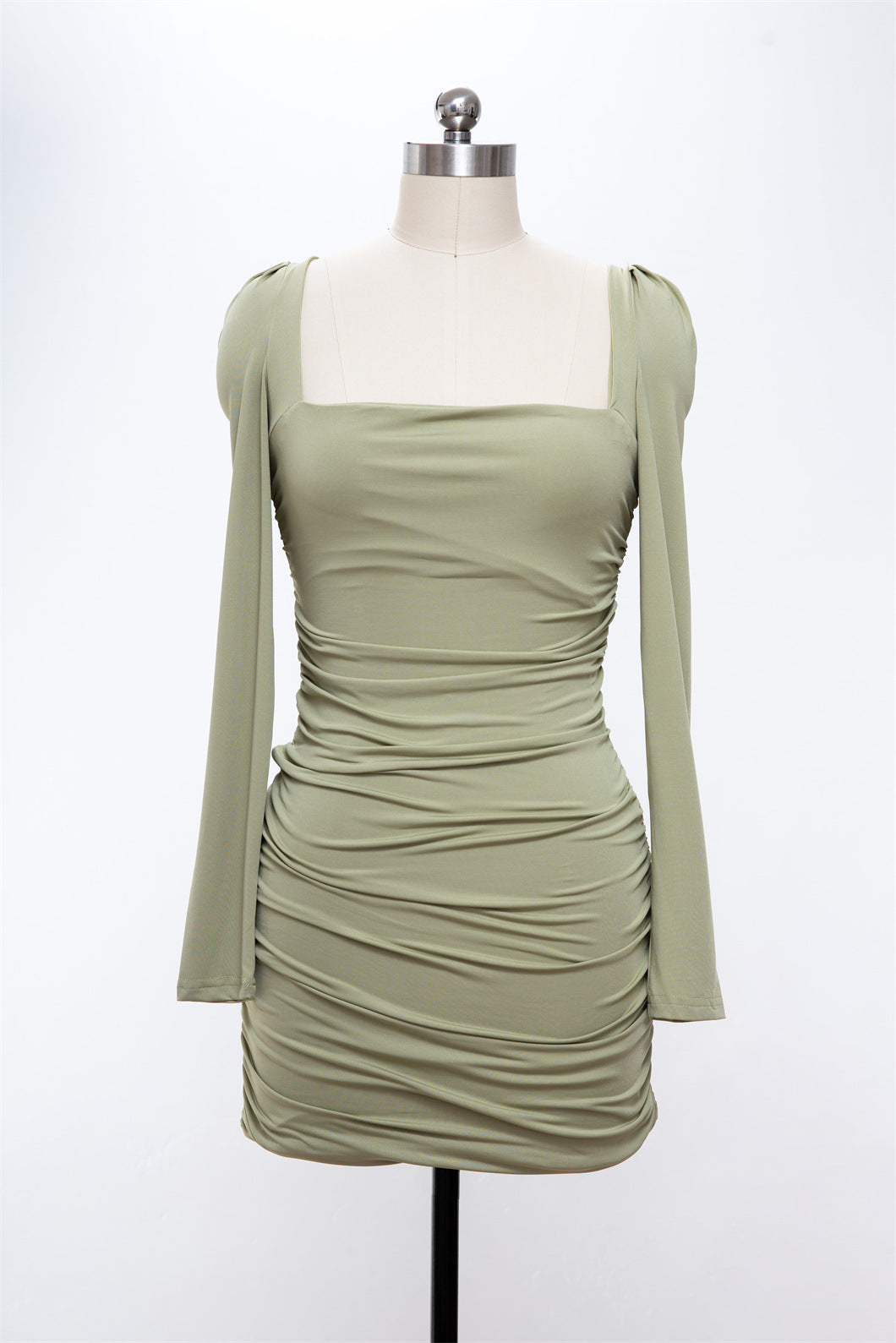Women's Sexy Backless Long Sleeves Fashion Night Club Dress