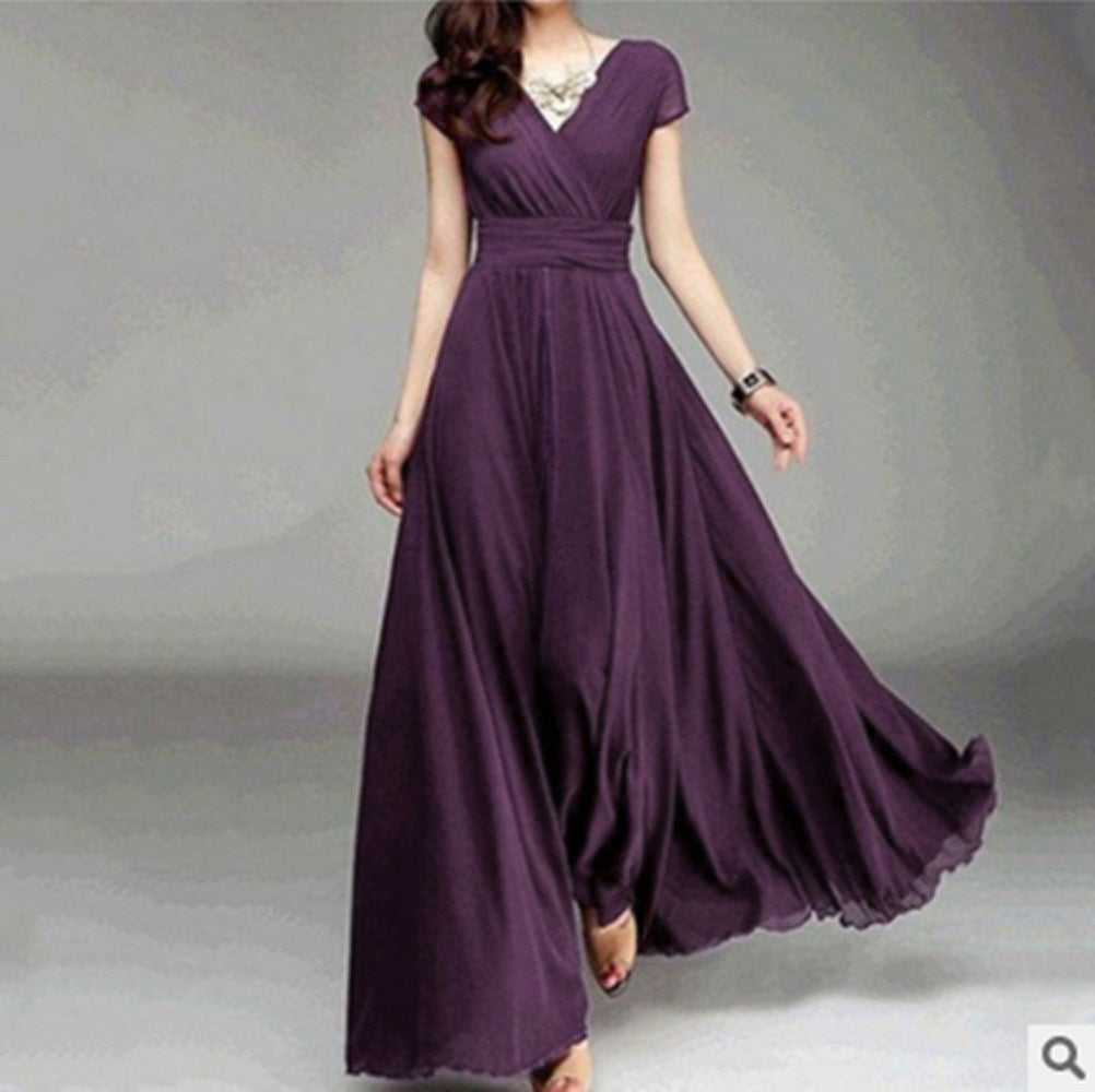 Sleeve Bohemian Chiffon Slim Looking Belly Shorts