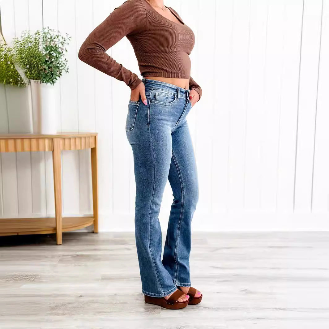 Women's Slouchy Pretty Graceful Fashion Stretchy Jeans