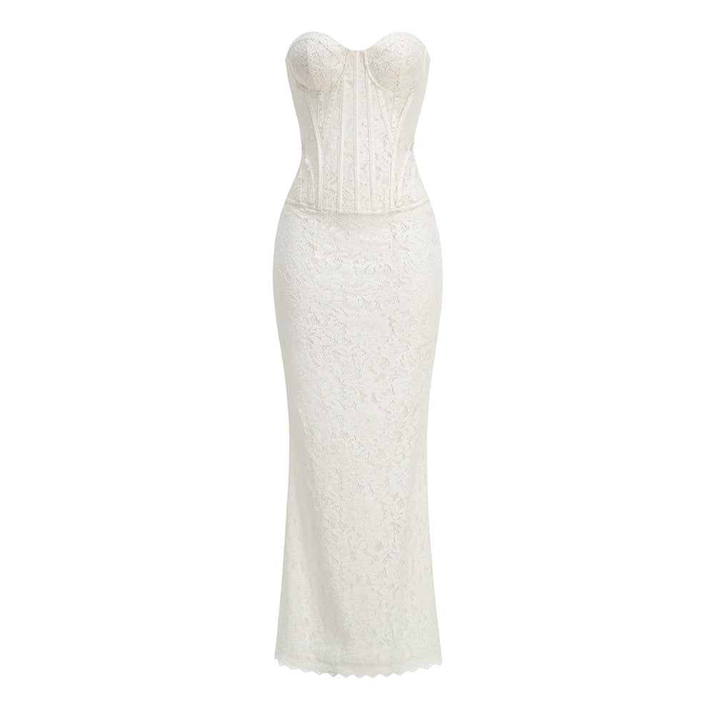 Women's Sexy Tube Dress Long Slim Temperament Tops