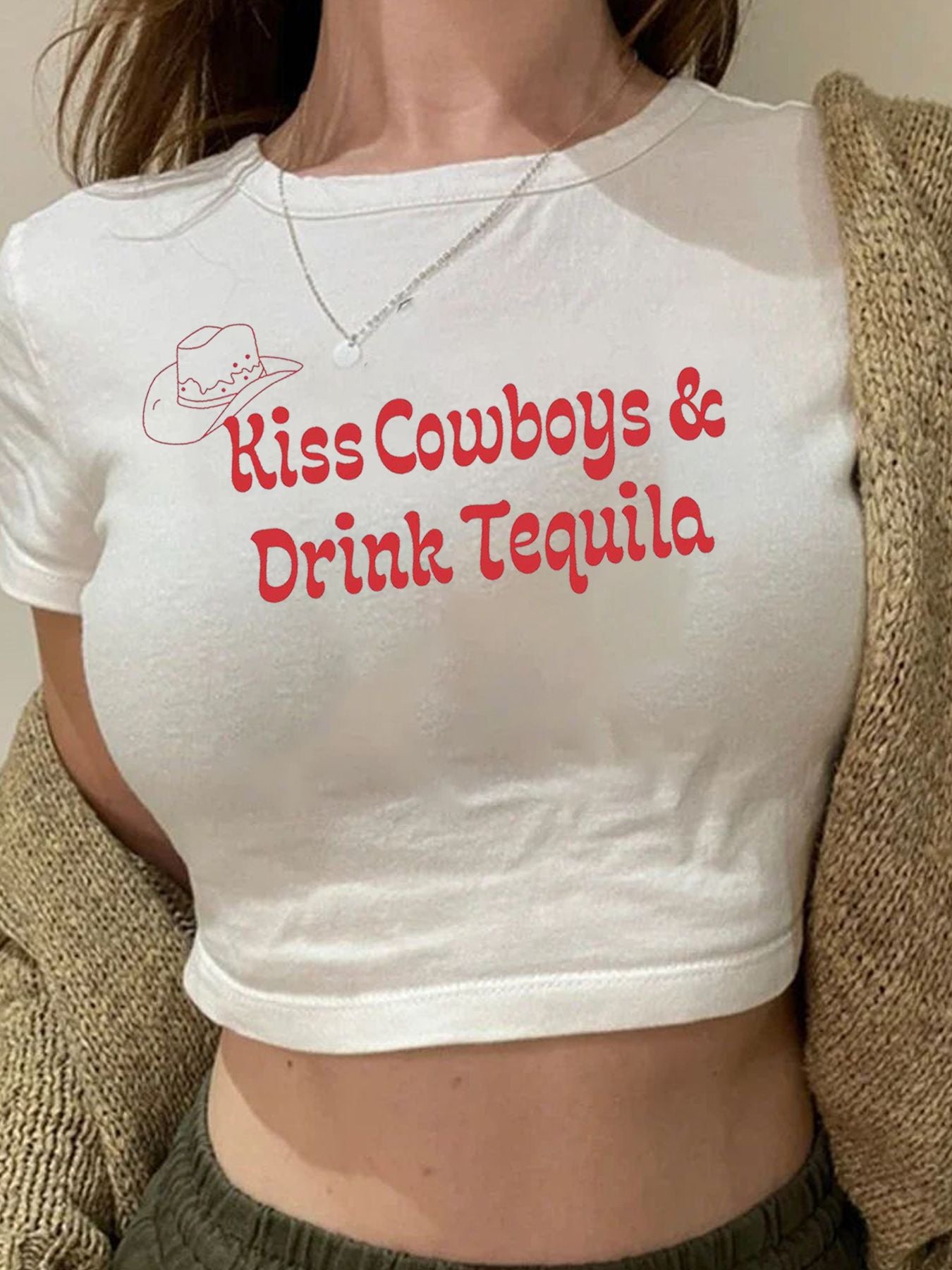 Women's Summer Sweet Spicy Printed T-shirt Personality Blouses