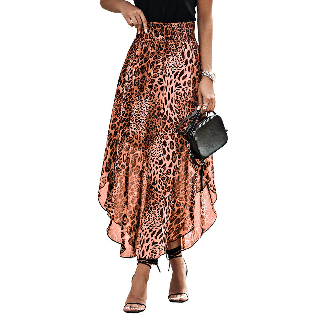 Print Long Autumn High Waist Slimming Skirts