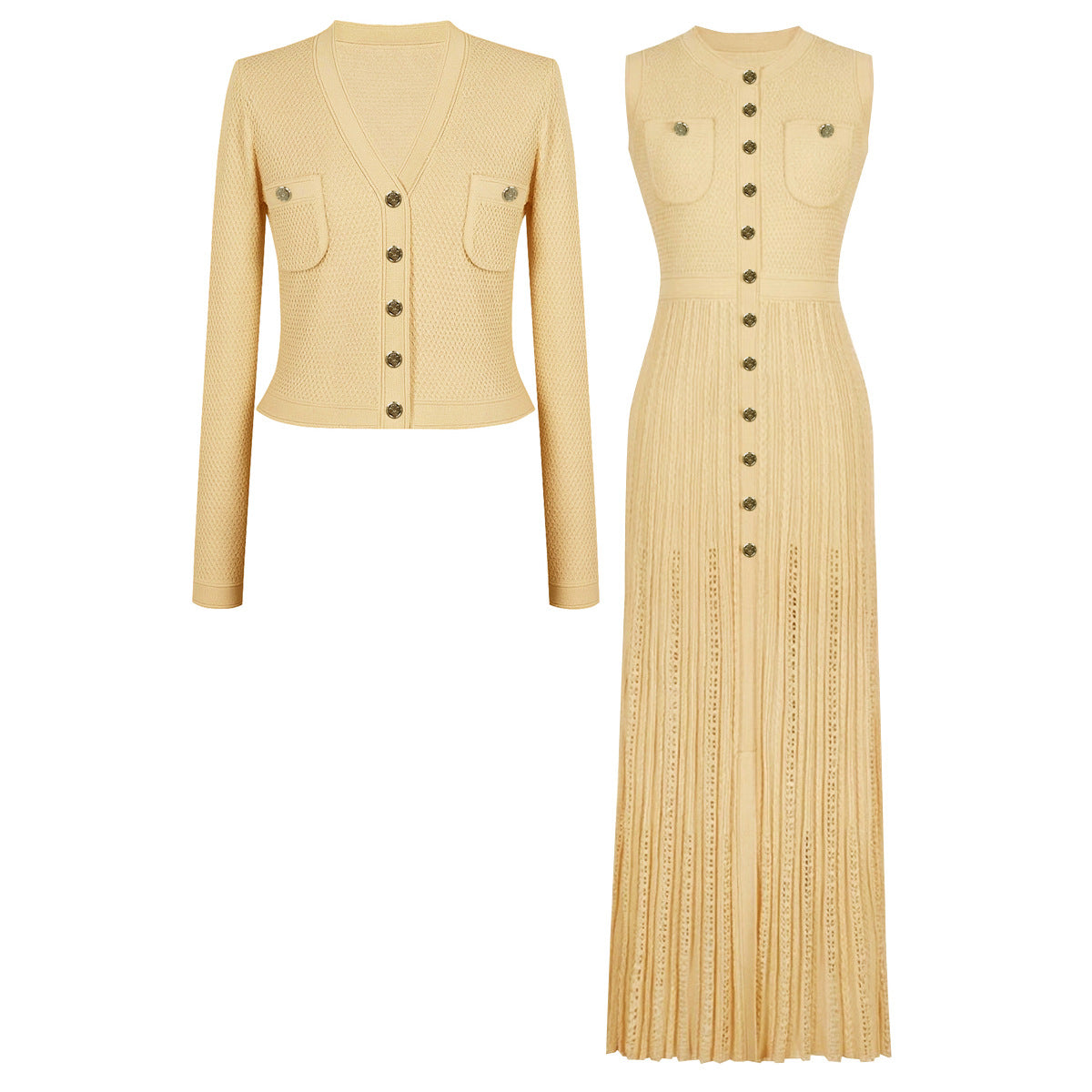 Women's High Quality Summer Slim Slimming Crocheted Dresses