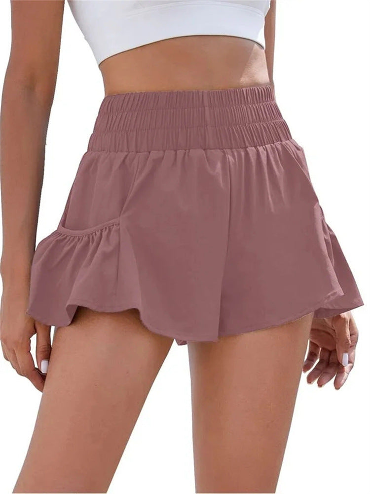 Women's Sports Breathable High Waist Fitness Running Shorts