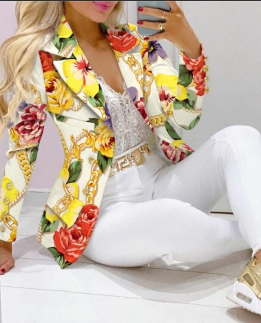 Women's Slouchy Example Casual Fashion Set Suits