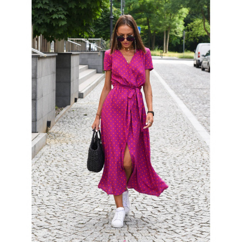 Women's Slouchy Graceful Summer Printed Dress Dresses