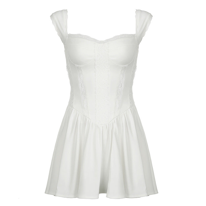 Doll Dress Bow Bandage Loose Slimming Dresses