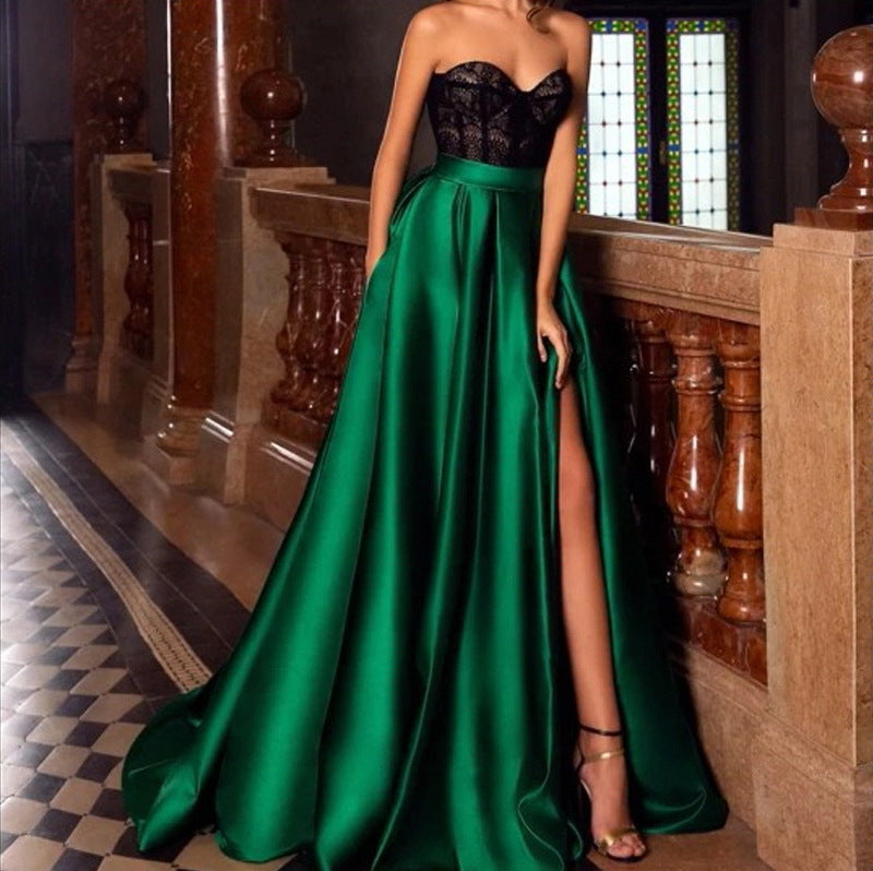 Women's Lace Chest Wrap Sexy Dress Wedding Dresses