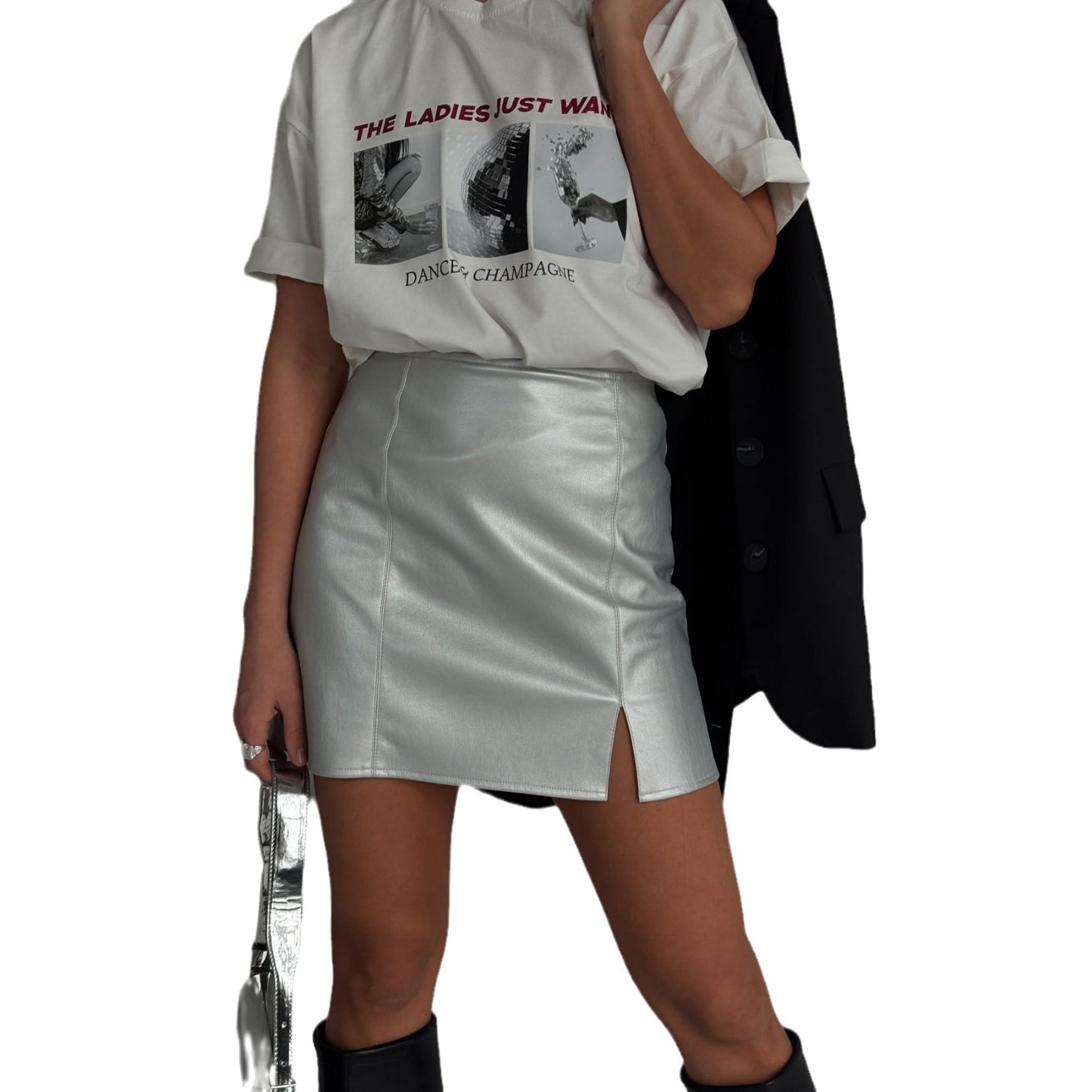 Women's T-shirt Design Round Neck Loose Trendy Blouses