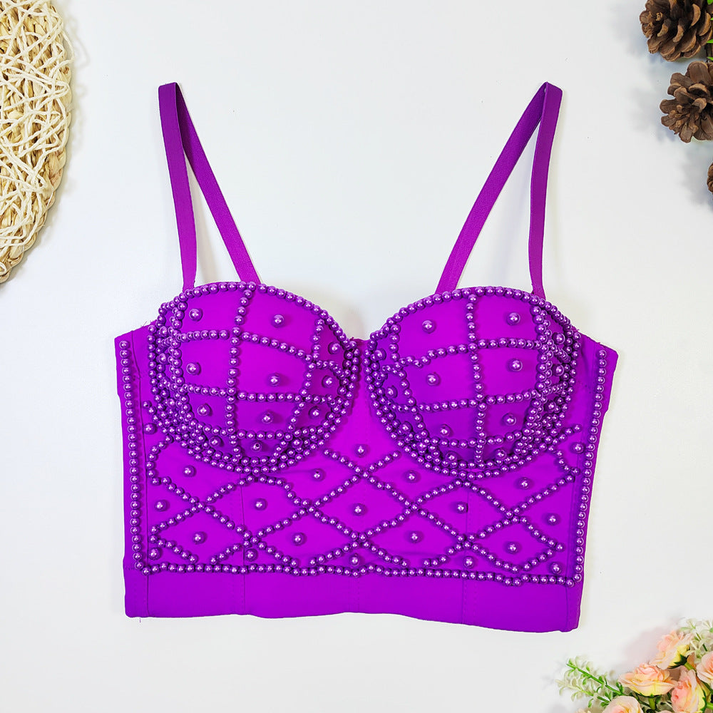 Women's Wear Beauty Back Exposed Navel Sexy Tube Tops