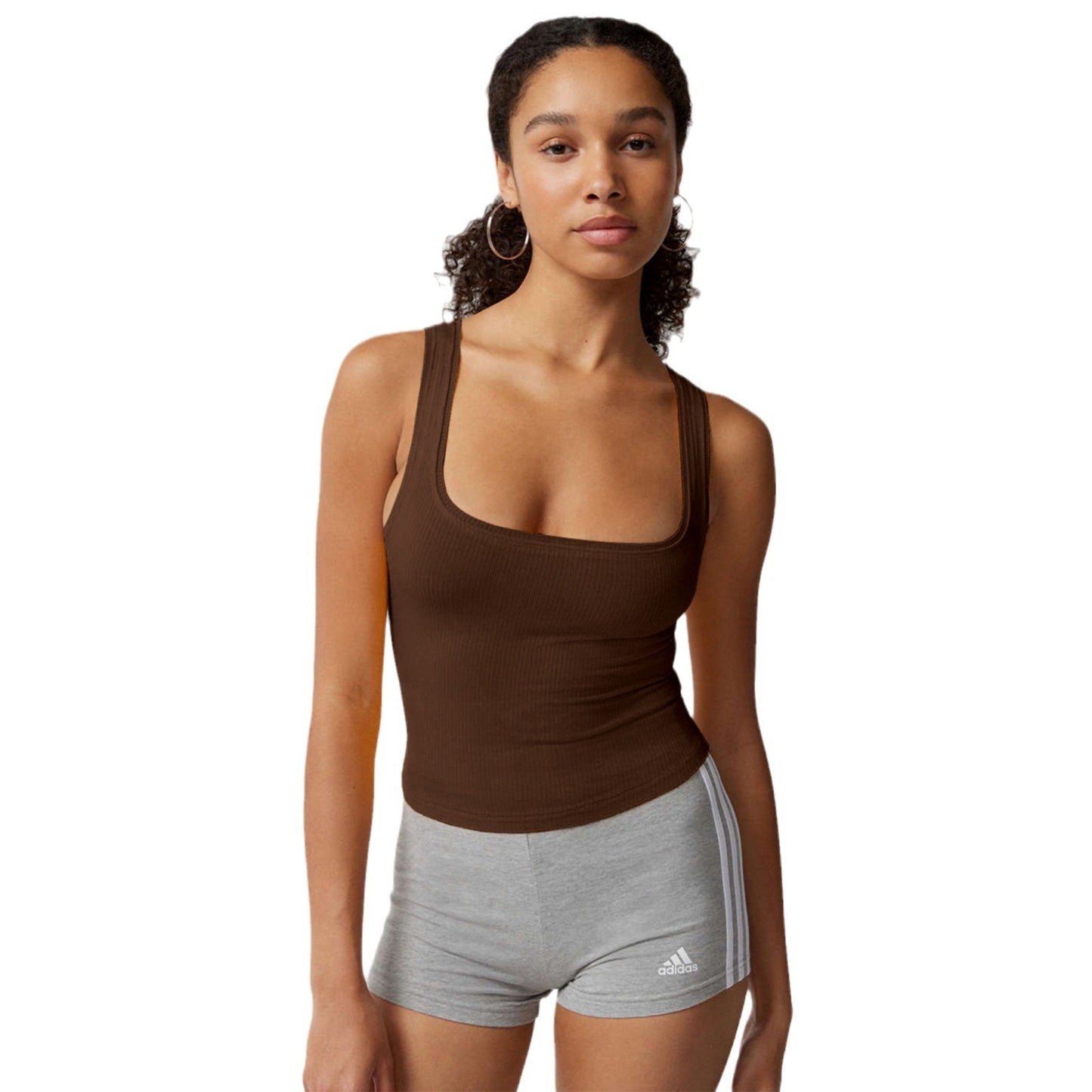 Women's Shirt Slim Fit Sling Basic Solid Vests