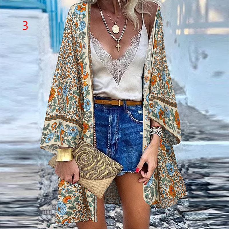 Women's Casual Fashion Trend Vacation Batwing Long Blouses